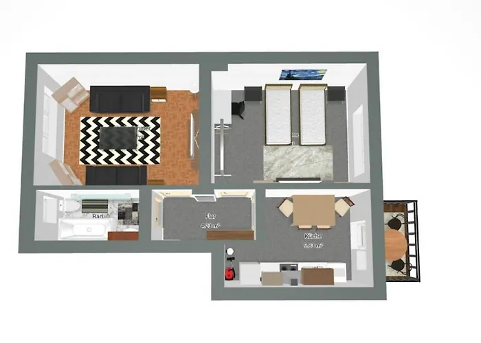 Gockel Homes 1 - Zentral Mit Balkon&netflix