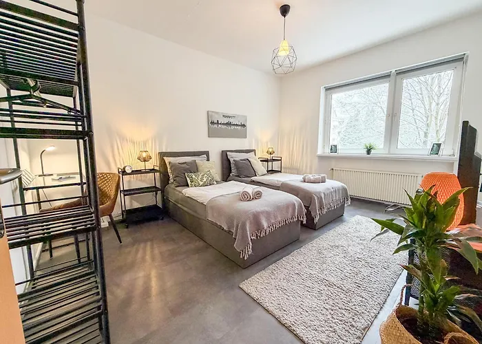 Gockel Homes - Zentral Mit Balkon & Netflix Appartamento Essen